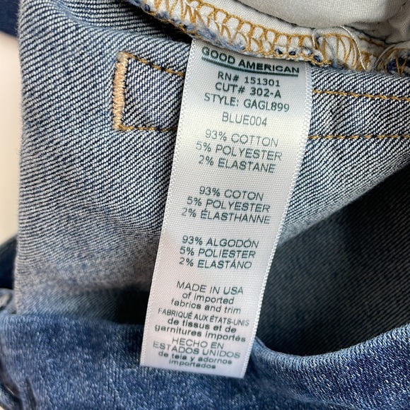 Good American Good Legs High Rise Skinny jeans size 10/30 - Picture 3 of 10